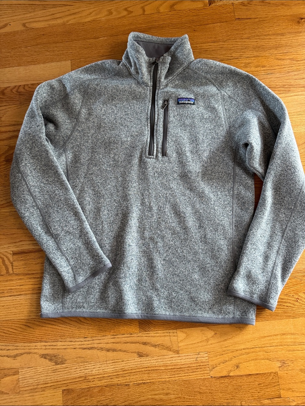 Patagonia Men’s Heather Gray Half-Zip Pullover